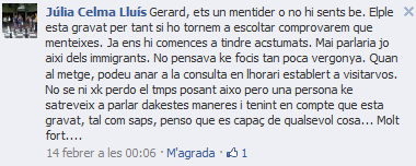 Text de contestaci&oacute; de l'alcaldessa